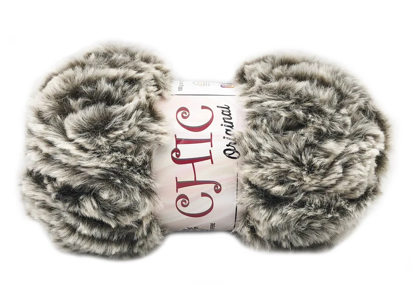Lana chic 100% poliestere | cf 500 gr | filato pelliccia ecologica