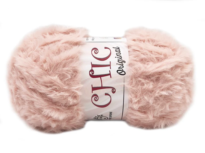 Lana chic 100% poliestere | cf 500 gr | filato pelliccia ecologica