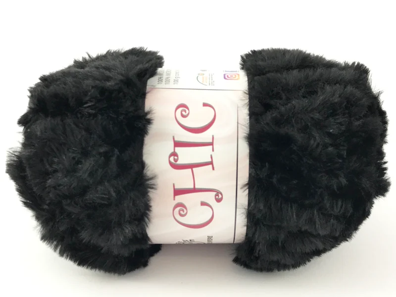 Lana chic 100% poliestere | cf 500 gr | filato pelliccia ecologica