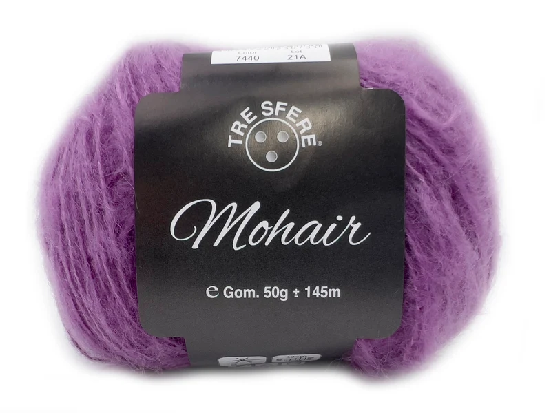 Filato lana mohair | cf 500 gr | 10% mohair 90% acrilico