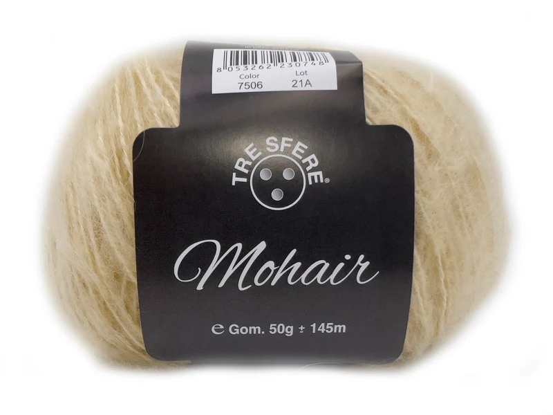 Filato lana mohair | cf 500 gr | 10% mohair 90% acrilico