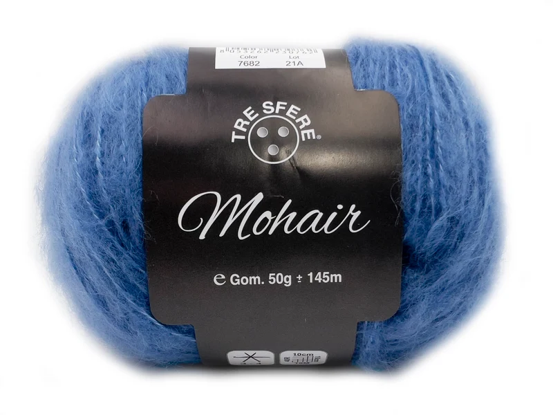 Filato lana mohair | cf 500 gr | 10% mohair 90% acrilico