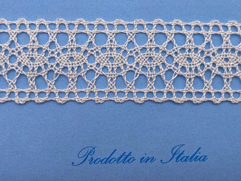 Pizzo 0904 panna cm 3 cf.20mt.