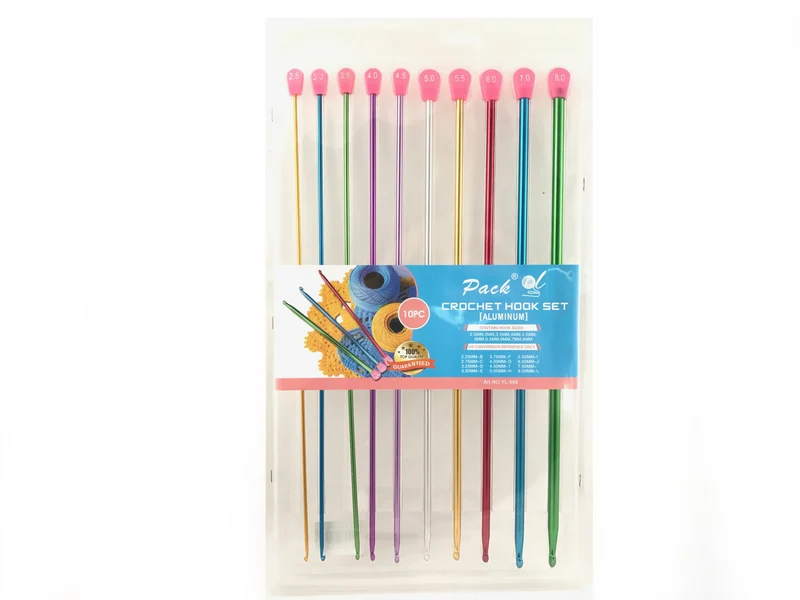 Ferri per uncinetto | 35 cm | cf 10 pz | filati tre sfere