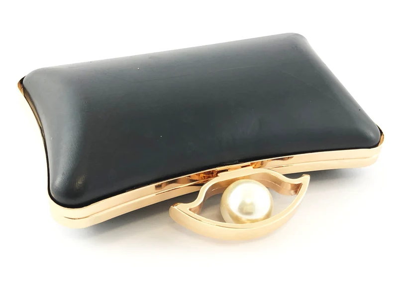 Chiusura clic clac per borse uncinetto oro | 20x12 cm | cf 1 pz