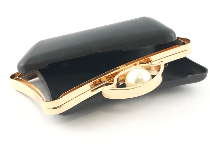 Chiusura clic clac per borse uncinetto oro | 20x12 cm | cf 1 pz
