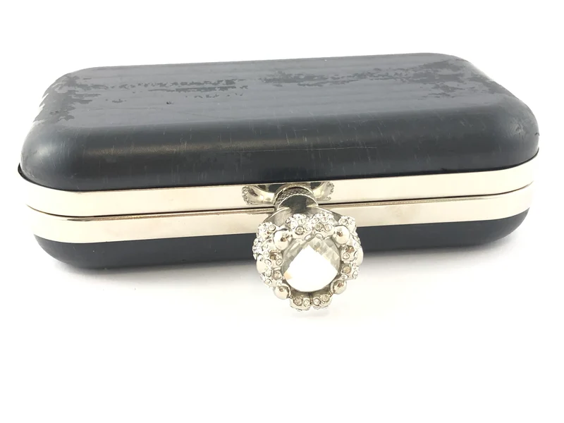 Chiusura clic clac per borse uncinetto argento |18x10,8 cm | cf 1 pz