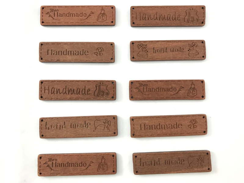 Etichette handmade per borse | cf 10 pz | assortite