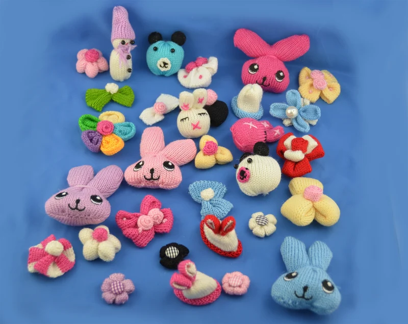 Applicazioni moda amigurumi cf.48 pz
