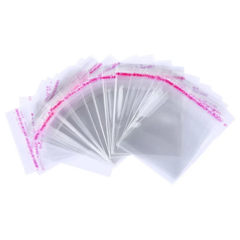 Buste plastica 40x30 con chiusura adesiva cf.50 pz