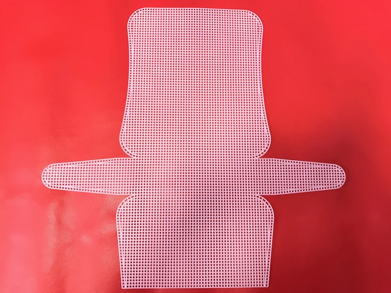 Rete sagomata per borse | 42,5x41,5 cm foro 3mm| cf 3 pz