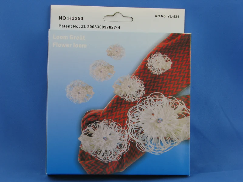 Kit flower loom | telaio plastica per fiori di lana | cf 1 pz