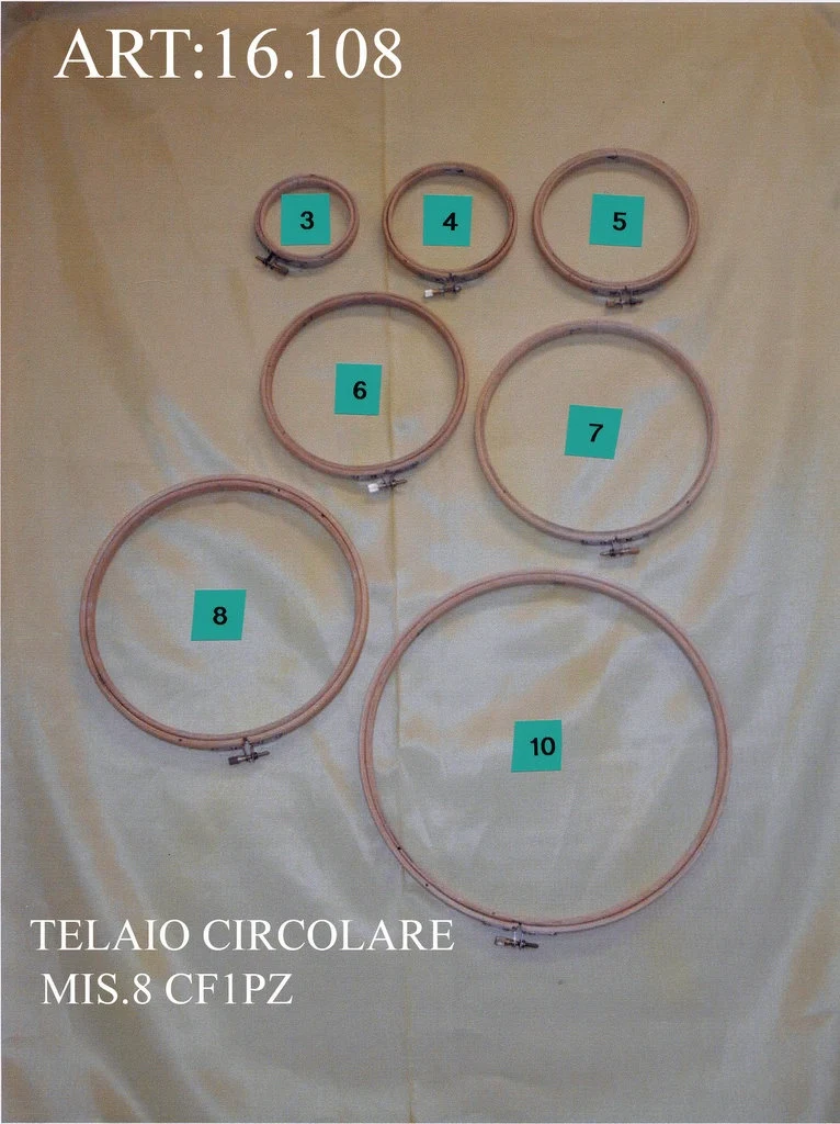 Telaio circolare m8 mis.19.5 cf.6pz