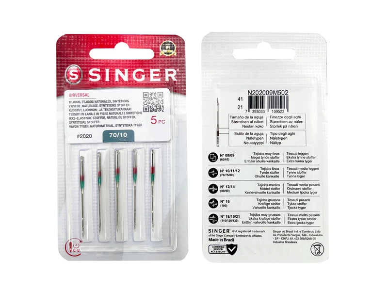 Aghi singer tessuto 70 cf.10bl