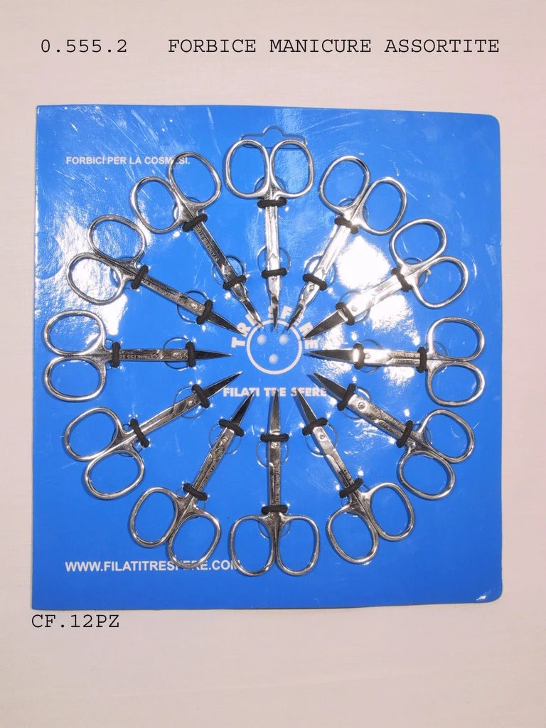 Forbici manicure cart ass cf.12pz