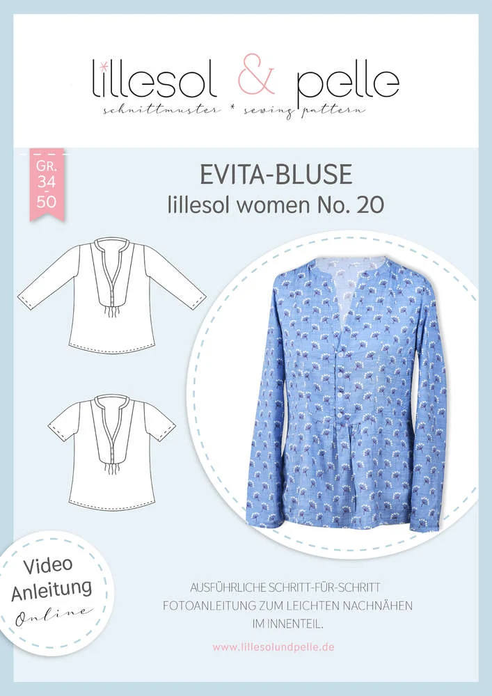 Lillesol - Evita-Bluse women No.20