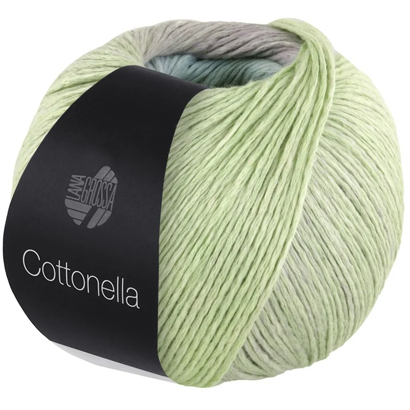 Lana Grossa COTONELLA Farb-Nr. 1, Pastellgrün/-rosa/Beige/Pastellblau/Graulila 100g