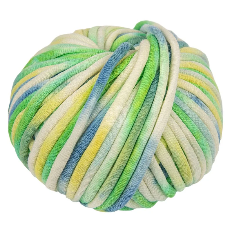 Lana Grossa Gelato Farb-Nr. 6, Creme/Zartgelb/Jeansblau/Hell-/Maigrün/Grau-/Grünblau 100g