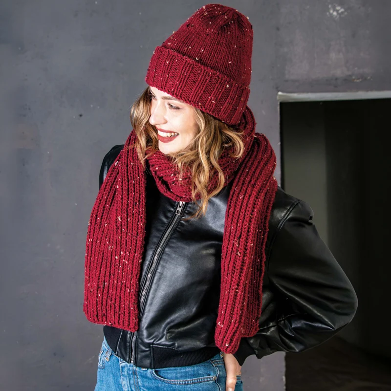 Cappello e Sciarpa Oxford Mondial – Schema Gratuito a Maglia
