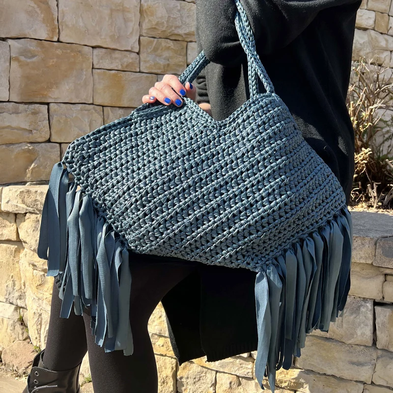 Borsa con Frange Eco Bag Mondial