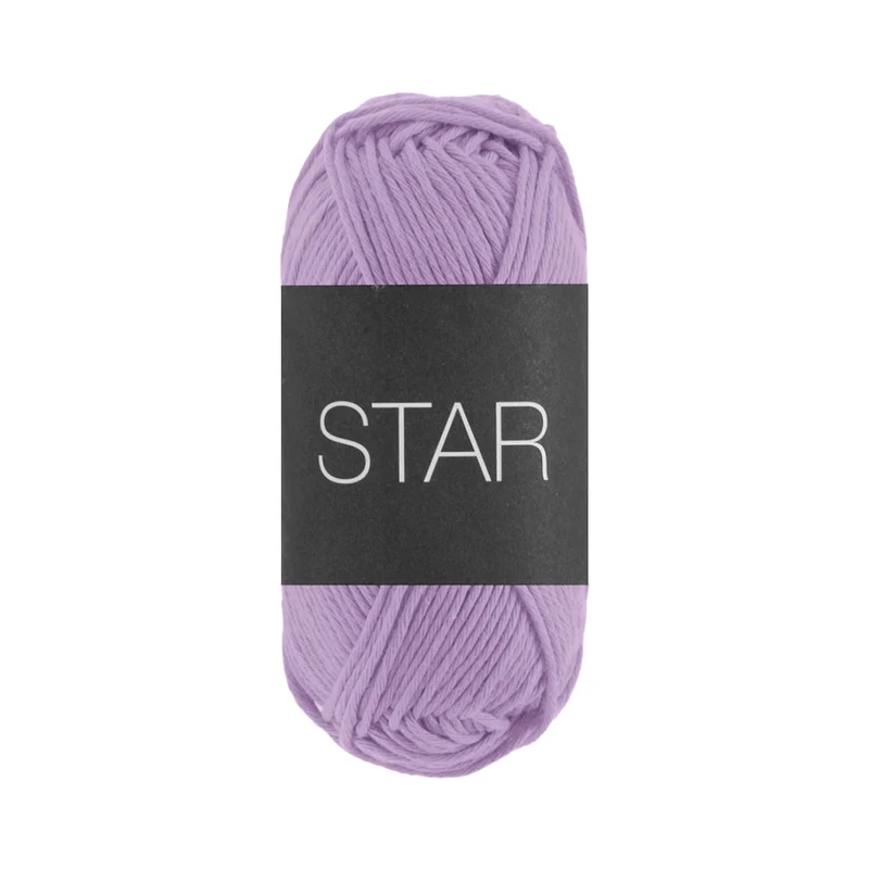 Lana Grossa Star 100% Cotone 50g 90m | Filato per Ferri e Uncinetto 4-4,5 mm