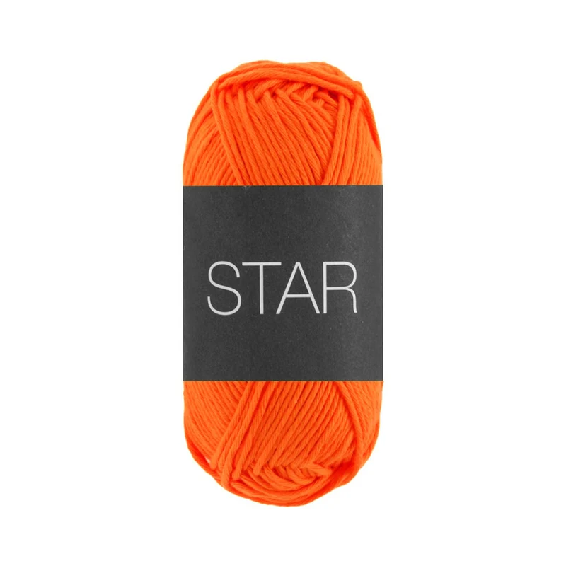 Lana Grossa Star 100% Cotone 50g 90m | Filato per Ferri e Uncinetto 4-4,5 mm