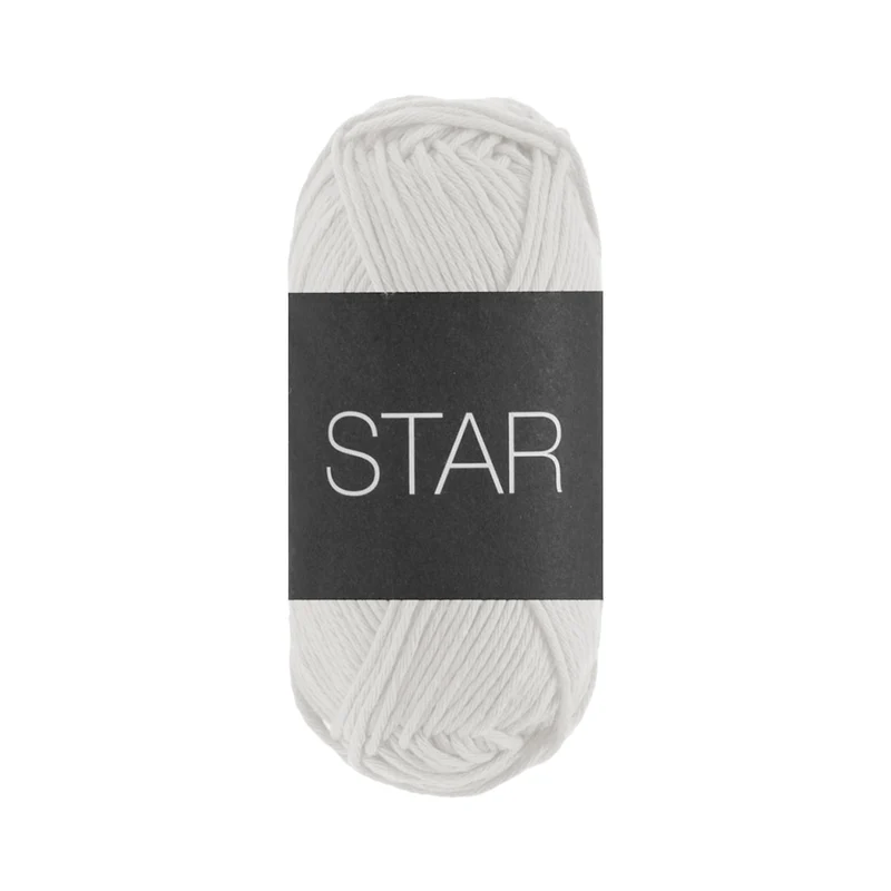 Lana Grossa Star 100% Cotone 50g 90m | Filato per Ferri e Uncinetto 4-4,5 mm