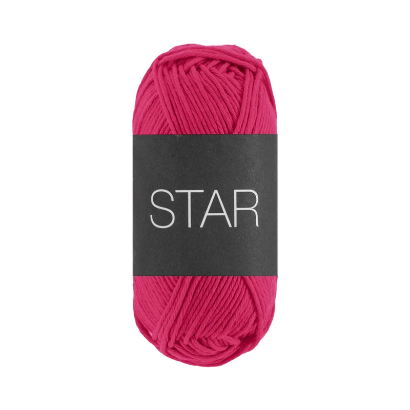 Lana Grossa Star 100% Cotone 50g 90m | Filato per Ferri e Uncinetto 4-4,5 mm