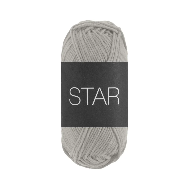 Lana Grossa Star 100% Cotone 50g 90m | Filato per Ferri e Uncinetto 4-4,5 mm