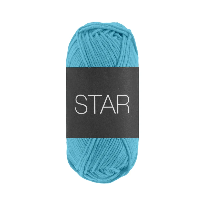 Lana Grossa Star 100% Cotone 50g 90m | Filato per Ferri e Uncinetto 4-4,5 mm