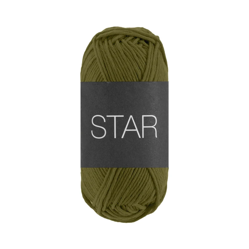 Lana Grossa Star 100% Cotone 50g 90m | Filato per Ferri e Uncinetto 4-4,5 mm