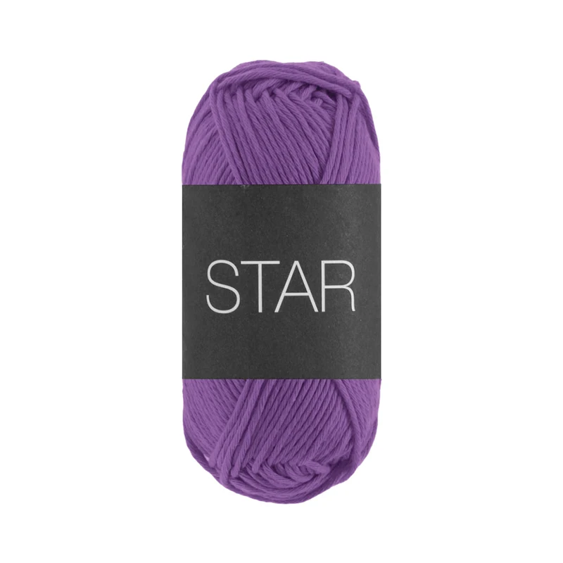 Lana Grossa Star 100% Cotone 50g 90m | Filato per Ferri e Uncinetto 4-4,5 mm
