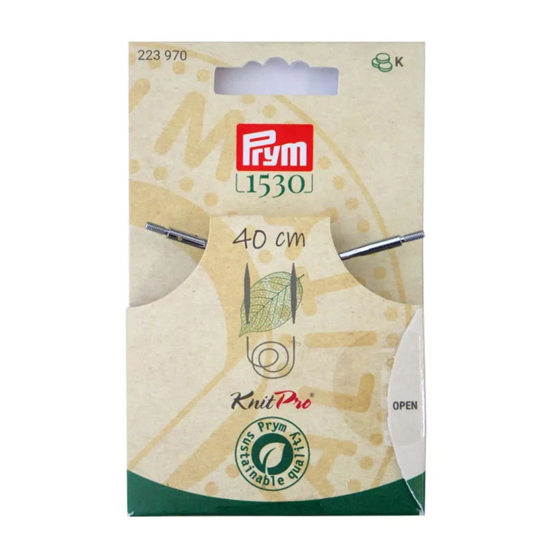 Cavetto per Ferri Circolari Prym Natural Intercambiabili
