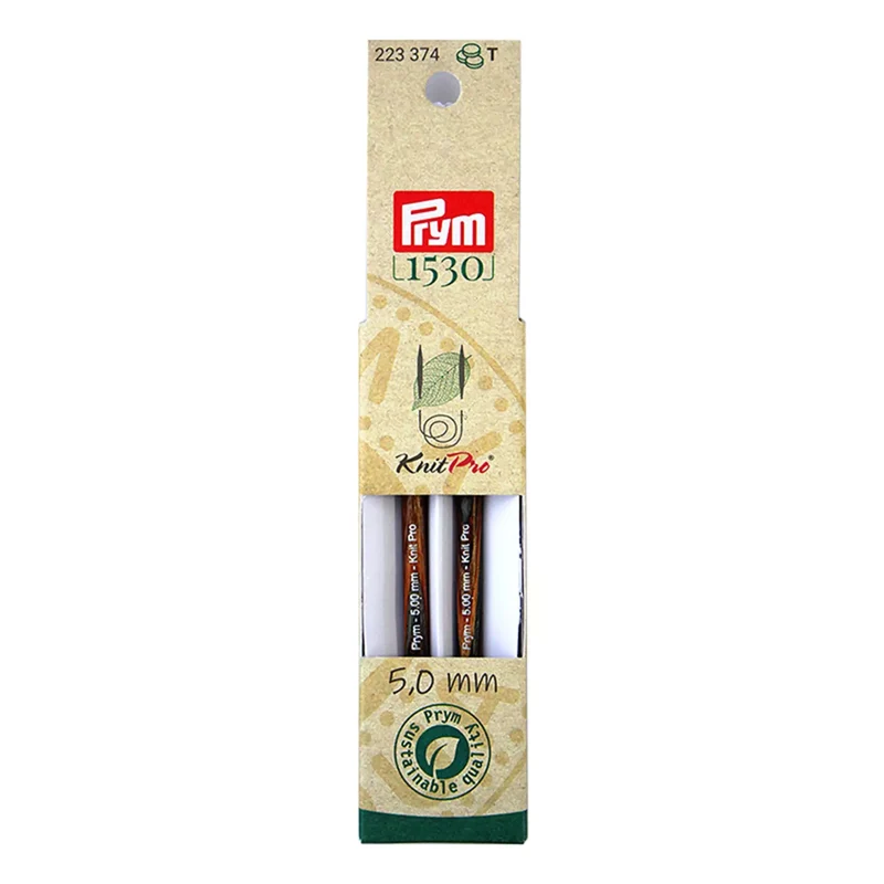 Punte per Ferri Circolari Prym Natural Corte