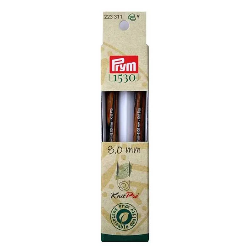 Punte per Ferri Circolari Prym Natural Lunghe