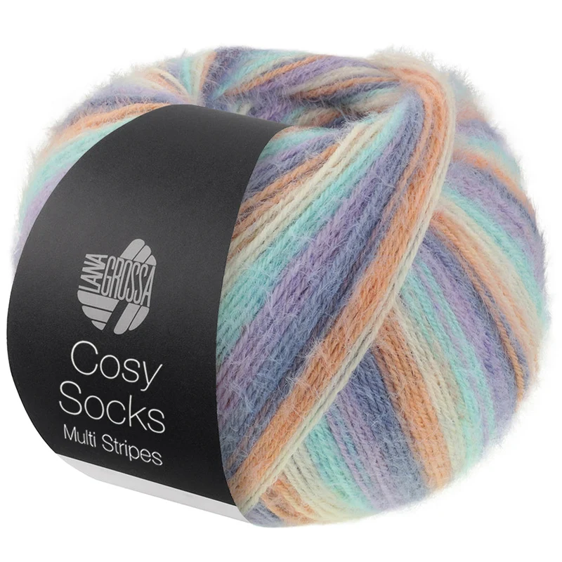 Lana Grossa Cosy Socks Multi Stripes