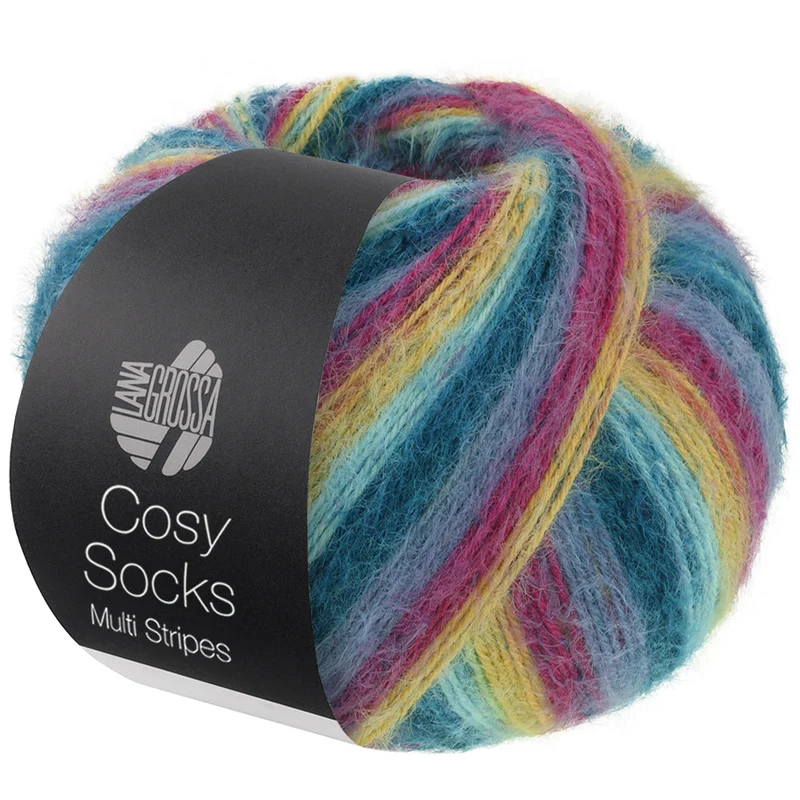 Lana Grossa Cosy Socks Multi Stripes