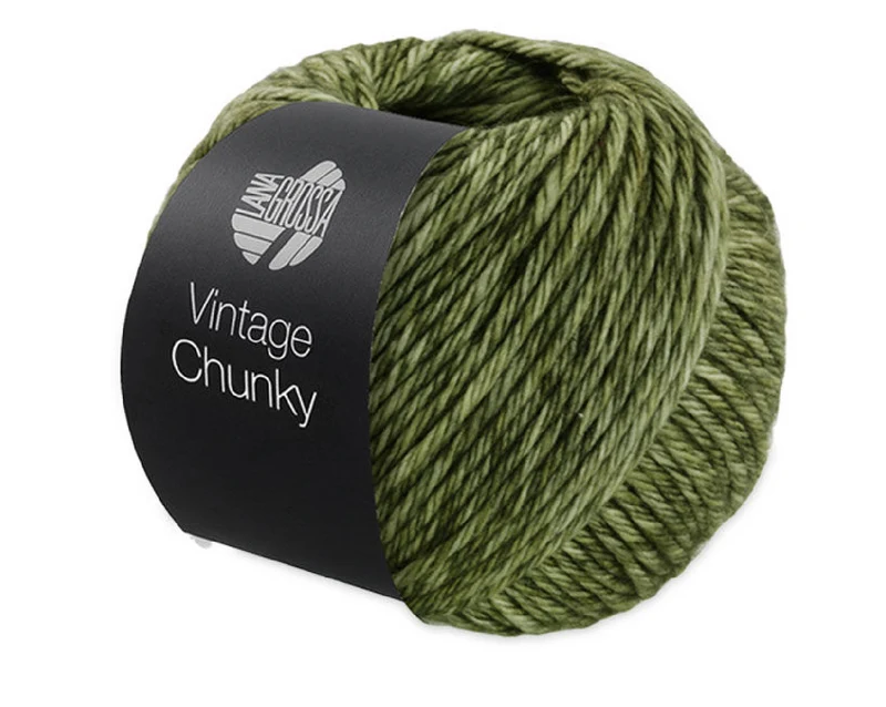 Lana Grossa VINTAGE CHUNCKY 50g Farb-Nr. 3, Grün