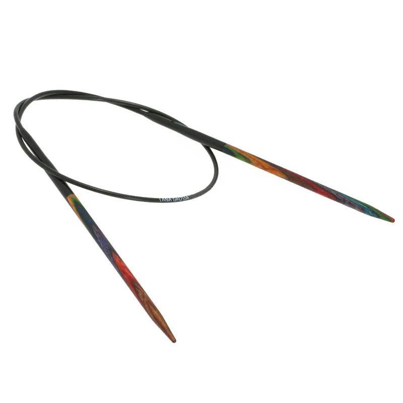 Lana Grossa Rundstricknadel Design-Holz Color