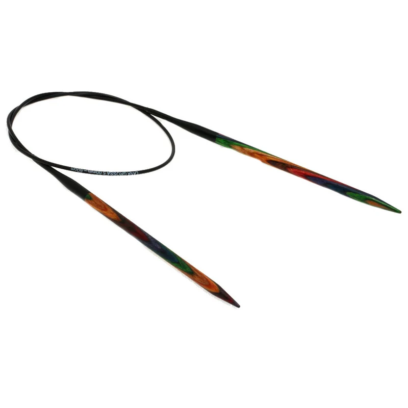 Lana Grossa Rundstricknadel Design-Holz Color