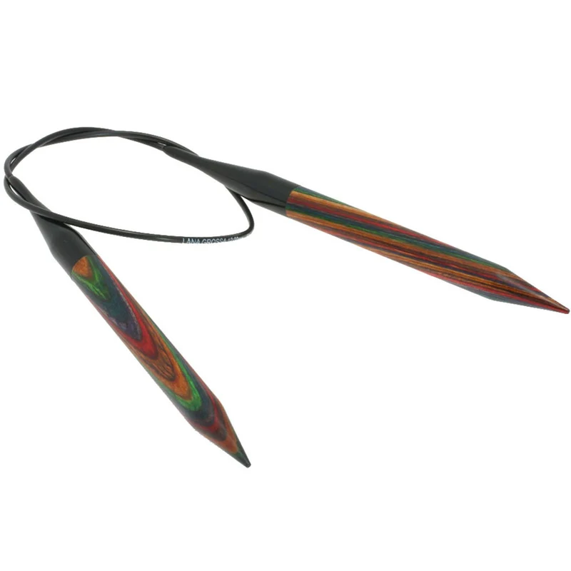 Lana Grossa Rundstricknadel Design-Holz Color