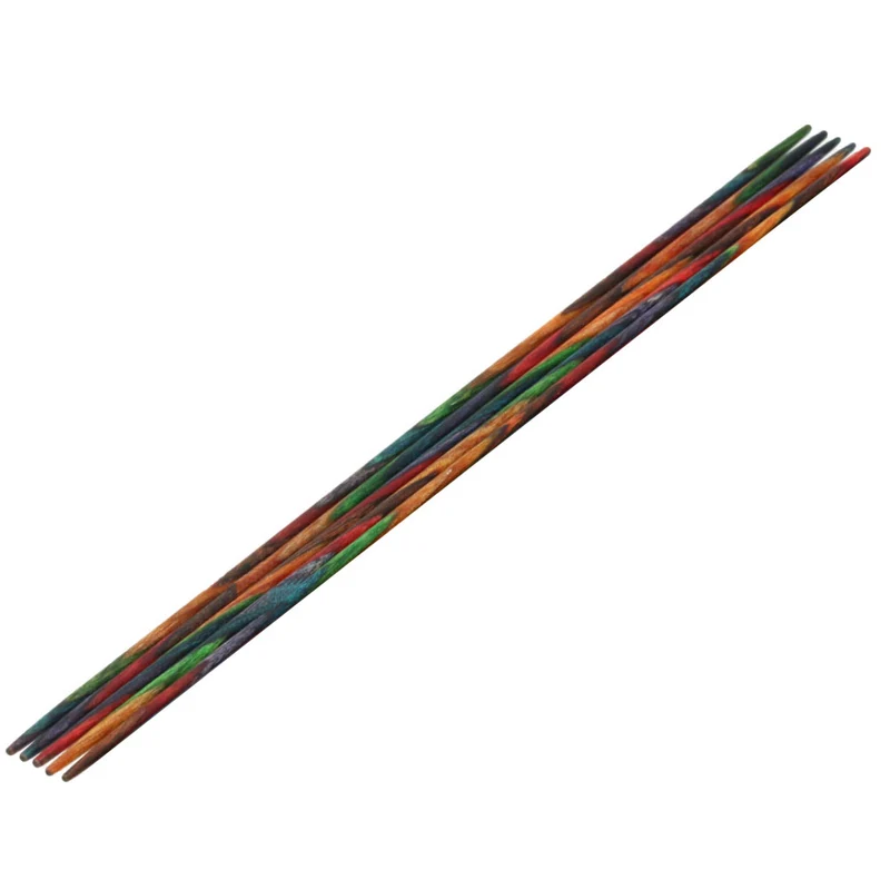 Lana Grossa Strumpfstricknadel Design-Holz Multicolor