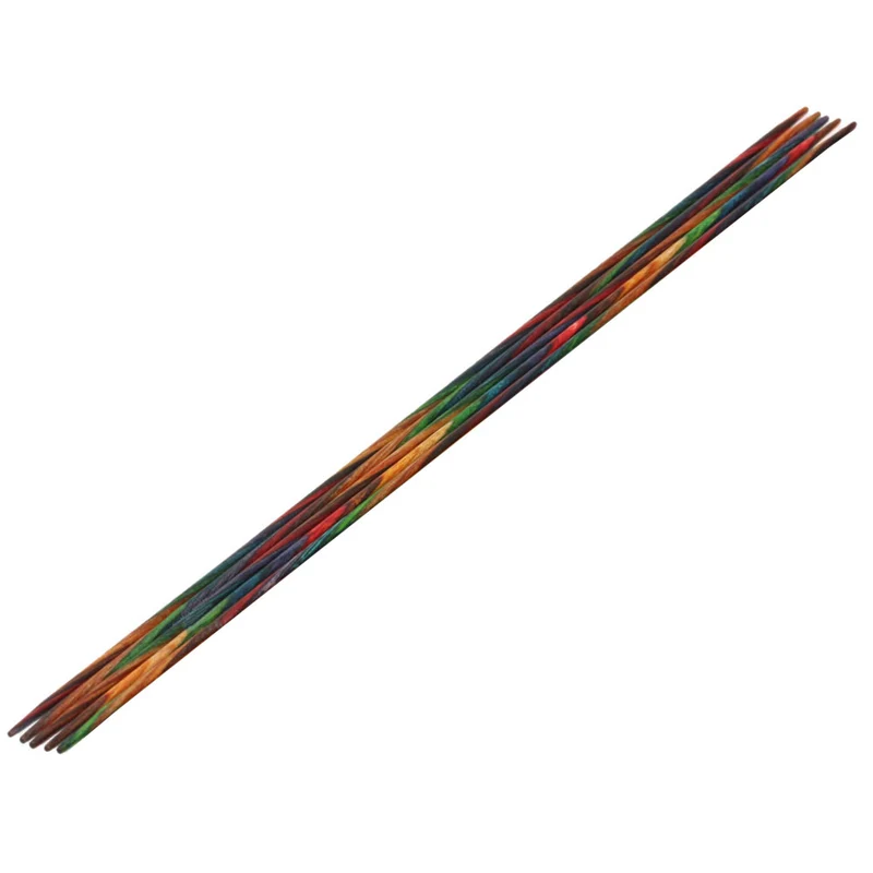 Lana Grossa Strumpfstricknadel Design-Holz Multicolor