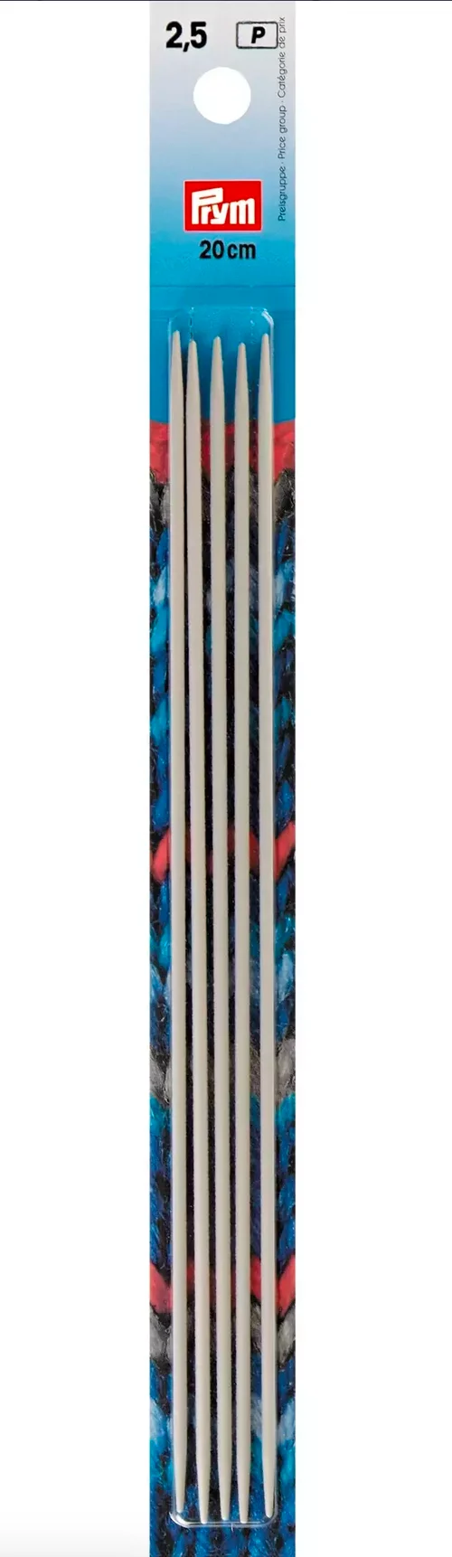 Prym Strumpfstricknadeln Alu 2,50mm 20cm