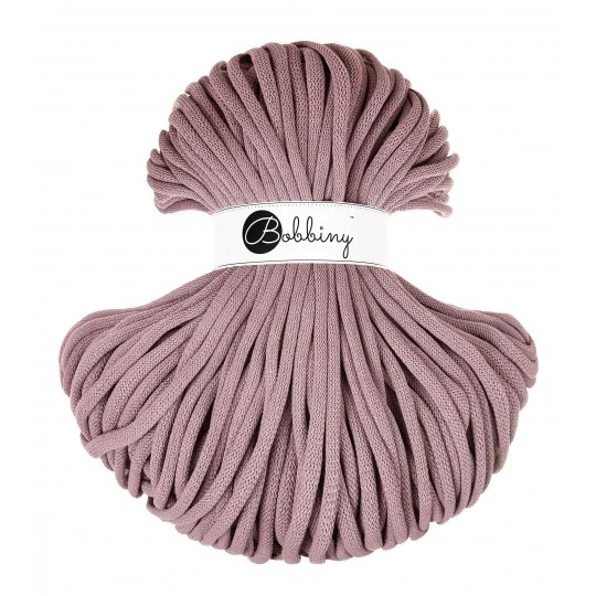 Bobbiny Flechtkordel, 9 mm, Mauve