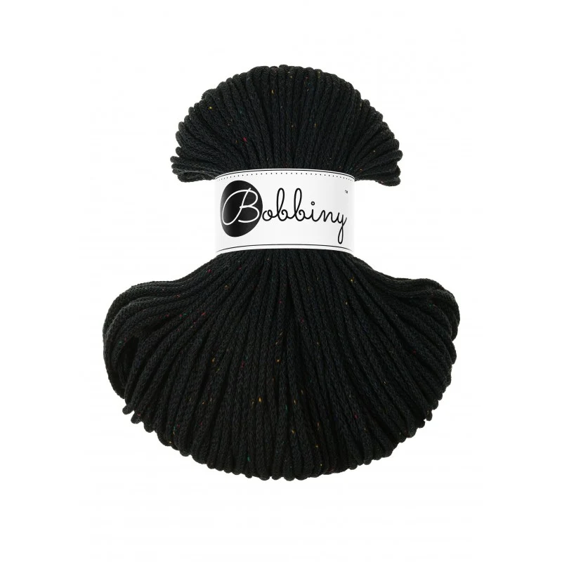 Bobbiny Flechtkordel, 3 mm, Midnight Dust