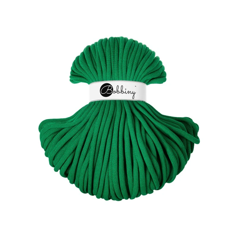 Bobbiny Flechtkordel, 9 mm, Jade Green