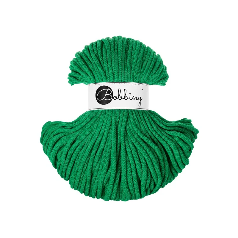 Bobbiny Flechtkordel, 5 mm, Jade Green