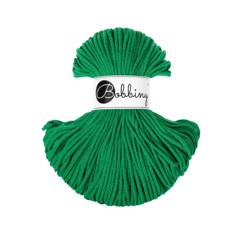Bobbiny Flechtkordel, 3 mm, Jade Green