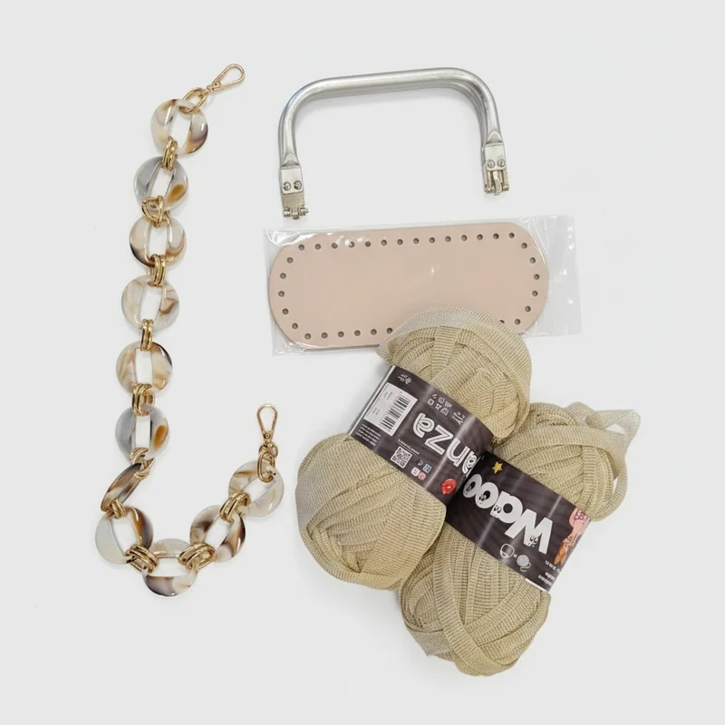 KIT ARIANNA - BORSA TECNICA RATTAN DI Frainodi Crochet